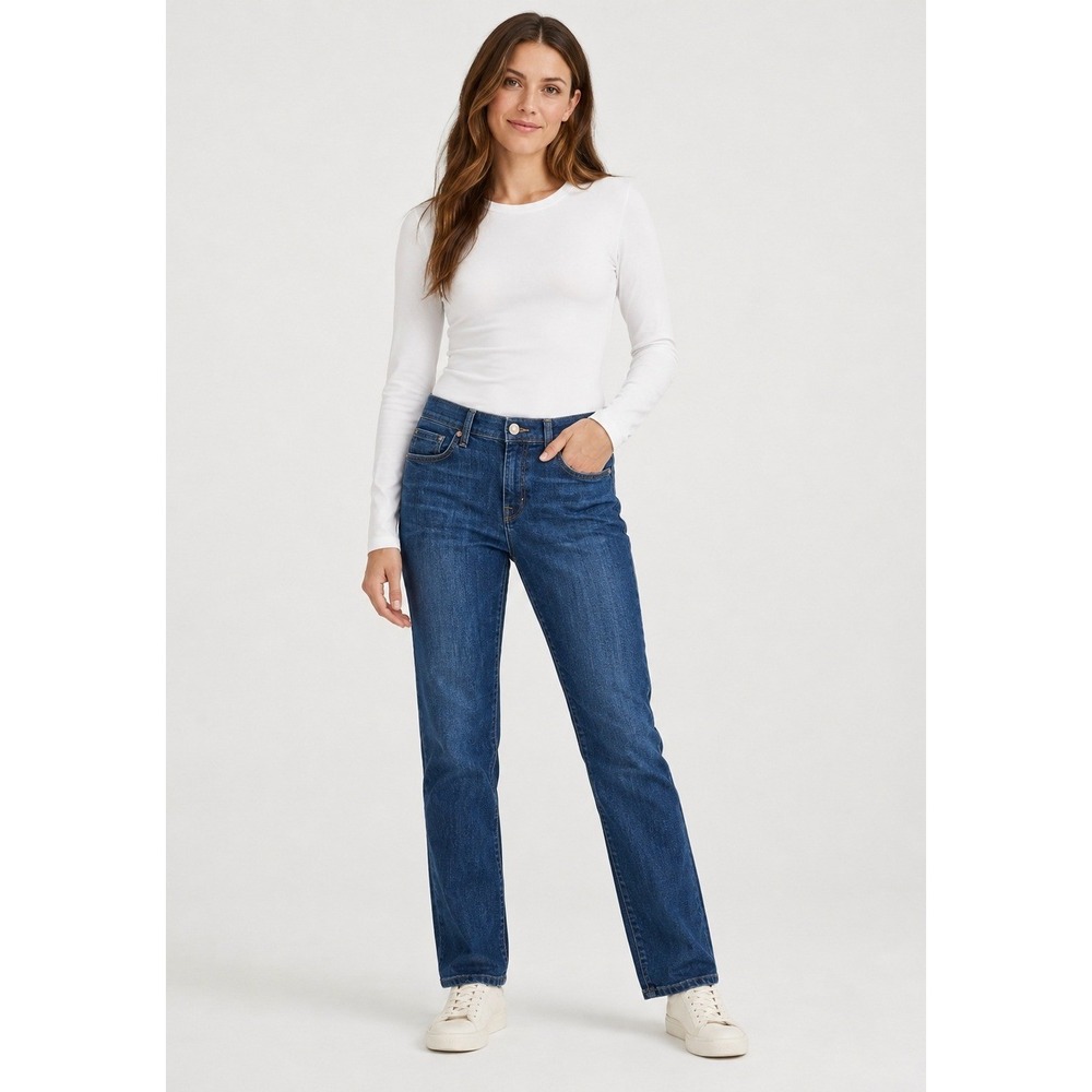 Mavi Jeans Womens 28 / 34 Blue Molly‎ Straight Mid Rise